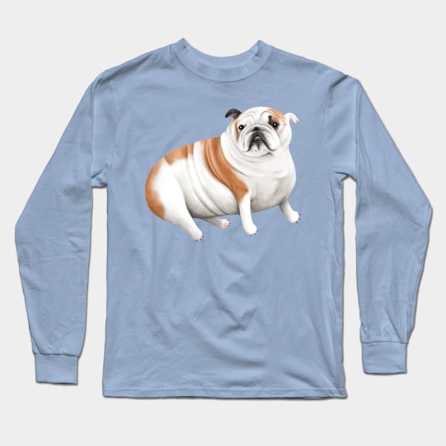 British Bulldog Long Sleeve T-Shirt by Sophie Corrigan